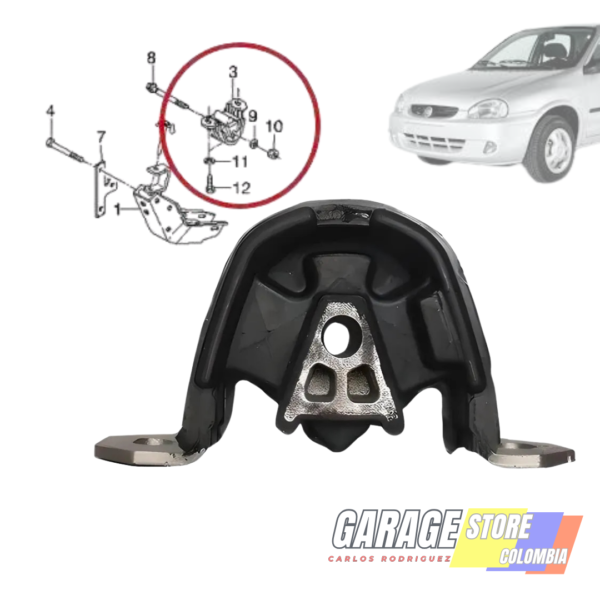 Soporte De Motor Trasero Chevrolet Corsa 1.3-1.6