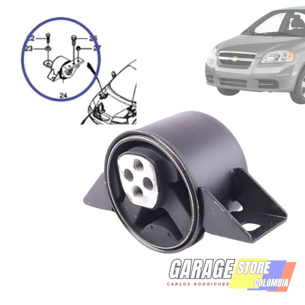 Soporte de Motor Derecho Chevrolet Aveo 1.4-1.6