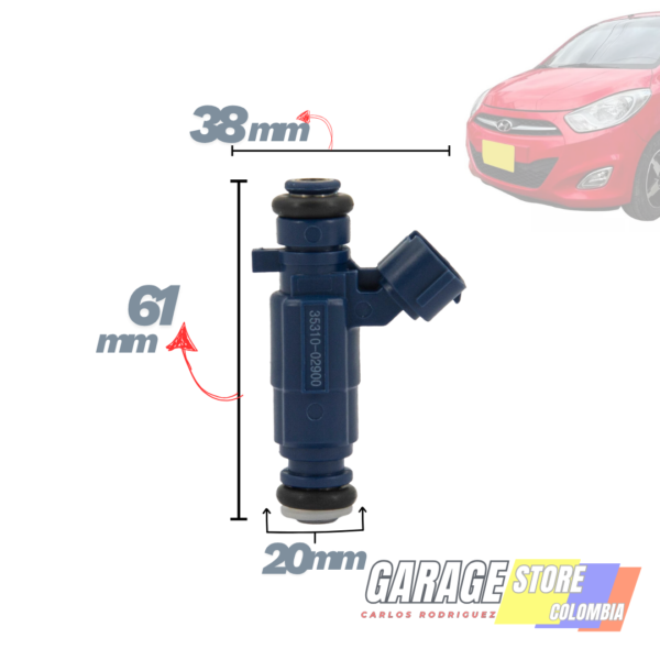 Inyector de combustible para coche,para Hyundai Atos, i10, Kia Picanto Morning 1.1L