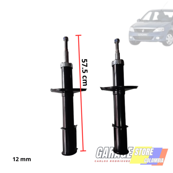 Amortiguadores Del Para Renault Logan, Sandero  2009-16 (juego X 2)