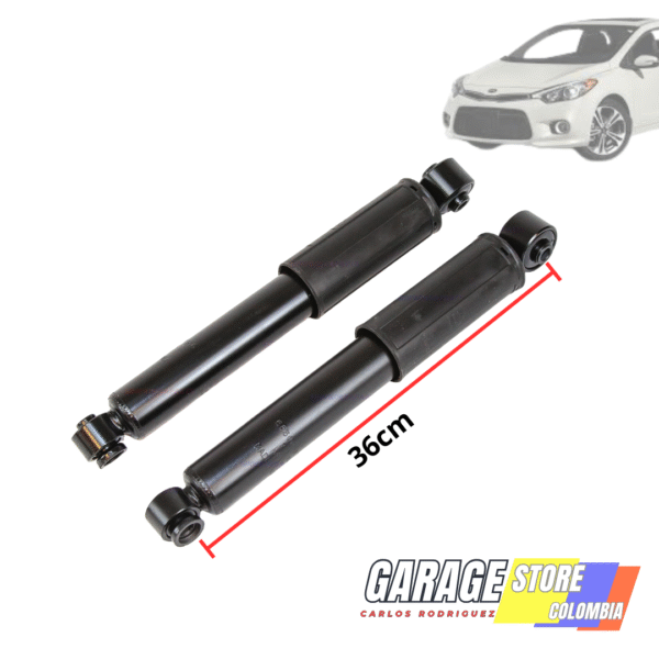 AMORTIGUADOR TRASEROS KIA FORTE 2014-2016 (x2 juego)