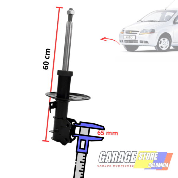 Amortiguador Delantero Chevrolet Aveo/sail (derecho)