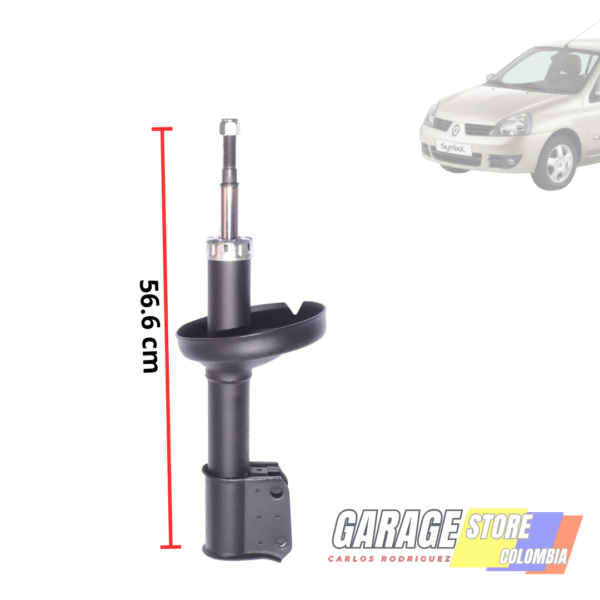 Amortiguador Delantero Para Renault Symbol 16v A Gas L/R