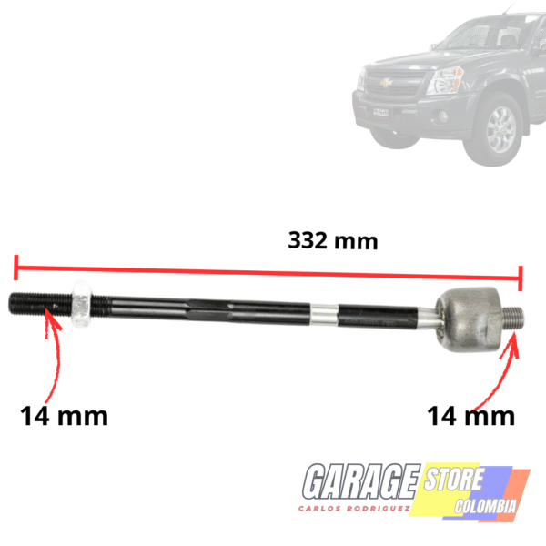 Brazo Axial Chevrolet Dmax 4x2 02-12 14x14x333 (juego x2)