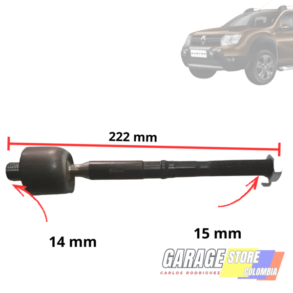 Brazo Axial Renault Duster 2010 A 2018 (juego x2)14x15x222