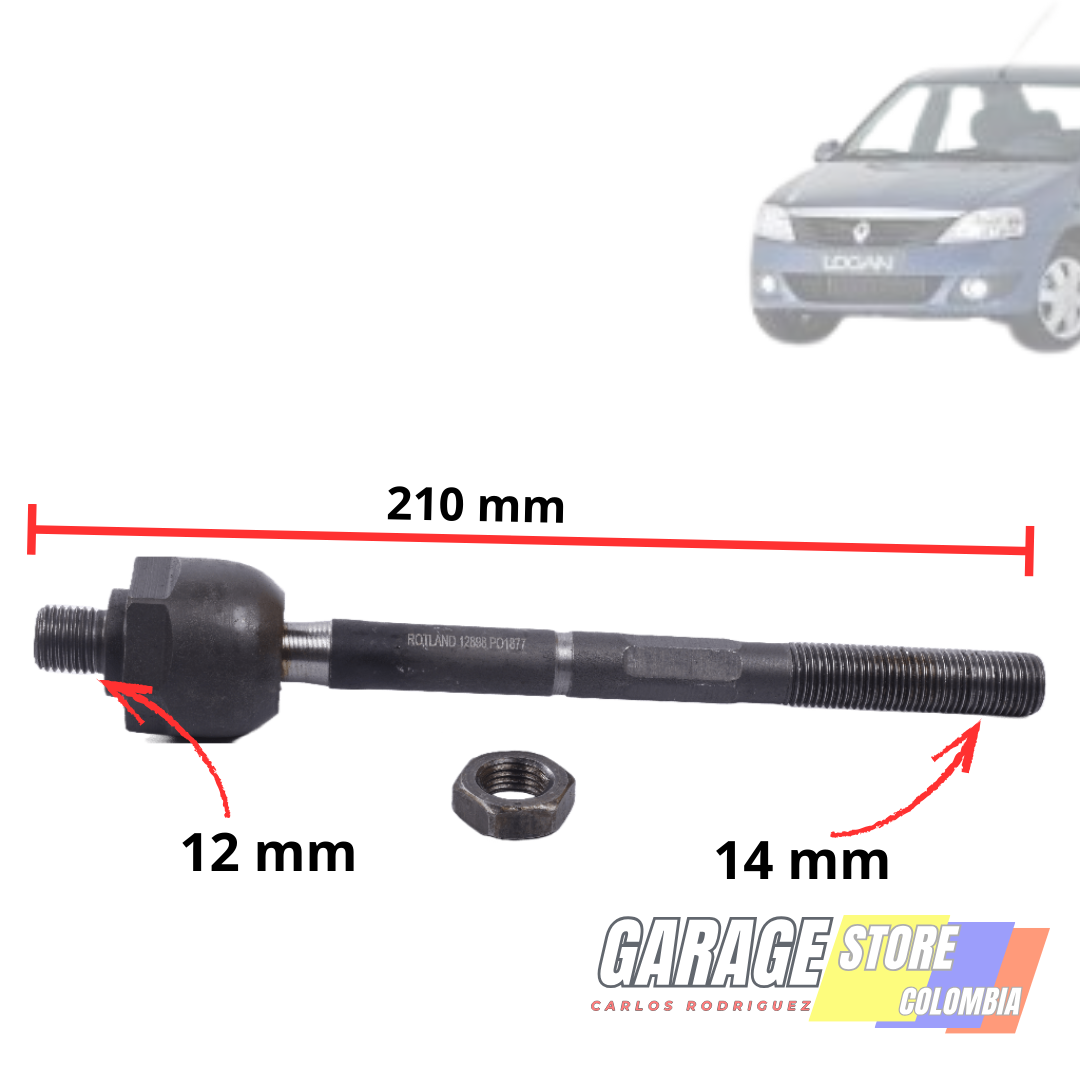 Brazo Axial Renault Logan 12x14x210 (juego x2)