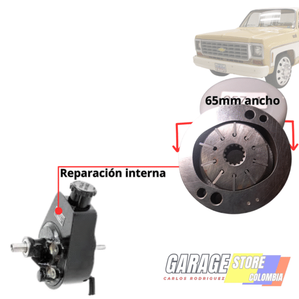 Rotor de bomba de dirección c30-r18-r9