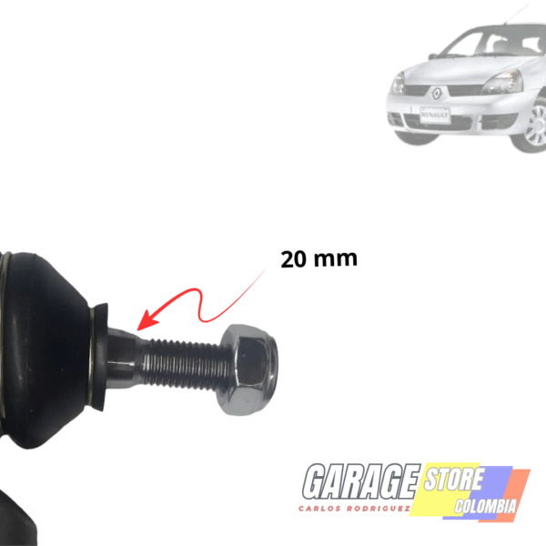 Terminal derecho Para Renault Clio2 -1998 Y Megane2 2002