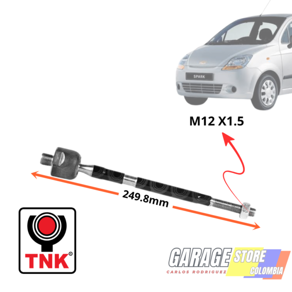 AXIAL DERECHO/IZQUIERDO CHEVROLET CRONOS 7:24 (SPARK), DAEWOO MATIZ-