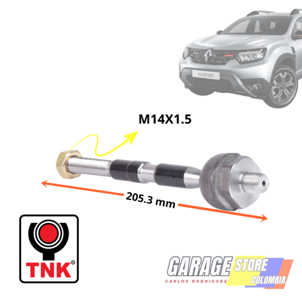 AXIAL DERECHO/IZQUIERDO RENAULT CAPTUR I, RENAULT DUSTER I, RENAULT OROCH, DACIA DUSTER
