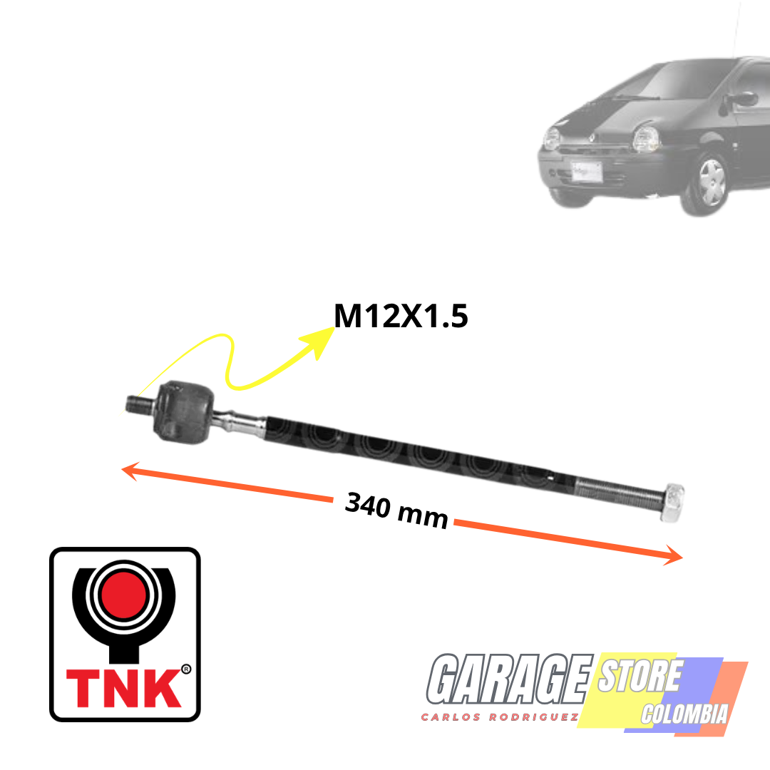 AXIAL DERECHO/IZQUIERDO Renault Twingo Il 12x14x340
