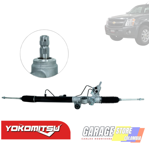 CAJA DIRECCION HIDRAULICA C/AXIALES C/GPOLVO 4X2 CHE LUV D-MAX (05-12)