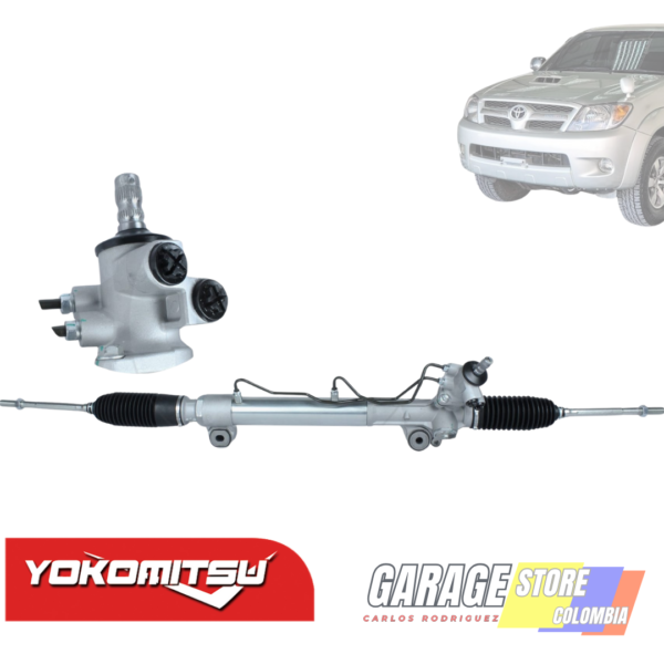 CAJA DIRECCION HIDRAULICA C/AXIALES C/GPOLVO 4X4 TY HILUX VIGO (06-14)/FORTUNER (05-18)