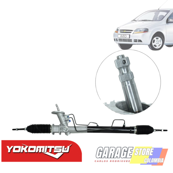 CAJA DIRECCION HIDRAULICA C/AXIALES C/GPOLVO CHE AVEO (06-13)/AVEO EMOTION GT/GTI (10-14)