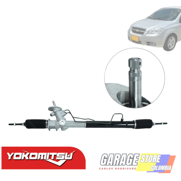 CAJA DIRECCION HIDRAULICA C/AXIALES C/GPOLVO CHE AVEO 1.4L (06-09)/FAMILY (09-14)AVEO EMOTION SEDAN (07-13)