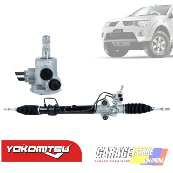 CAJA DIRECCION HIDRAULICA C/AXIALES C/GPOLVO MT L200 SPORTERO/L200 TRITON/MONTERO SPORT 2.5L/3.2L/3.5L (07-15)