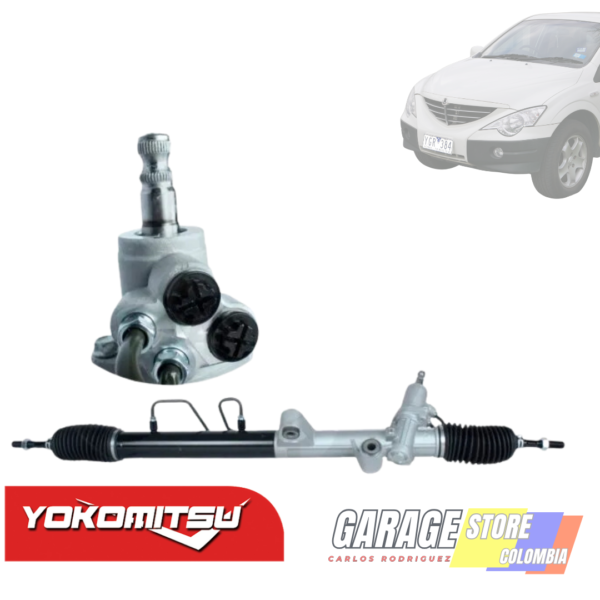 CAJA DIRECCION HIDRAULICA C/AXIALES C/GPOLVO SY ACTYON/ACTYON SPORT (07-20)