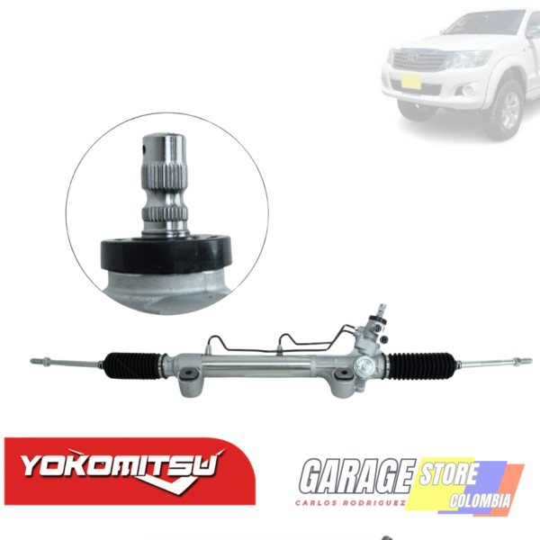 CAJA DIRECCION HIDRAULICA C/AXIALES C/GPOLVO TY HILUX REVO/FORTUNER (16-22)