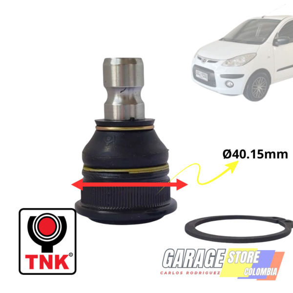 RÓTULA INFERIOR DERECHA/IZQUIERDA HYUNDAI GRAND CITY TAXI (GRAND i10), KIA EKO TAXI (PICANTO ION), KIA RIO III., KIA SOUL, KIA TAXI PICANTO ALL NEW