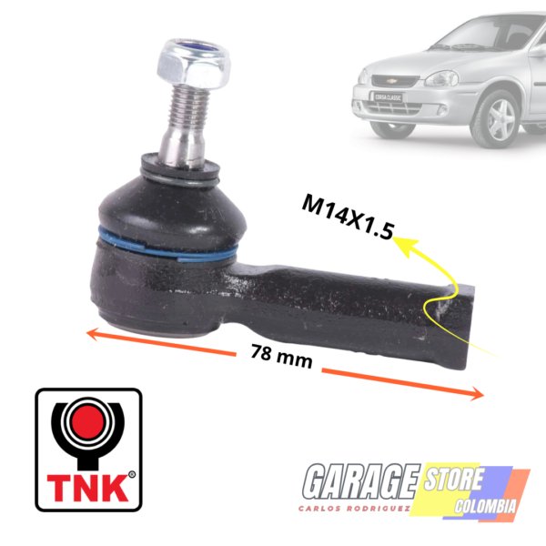 TERMINAL DERECHO/IZQUIERDO CHEVROLET CORSA 1.4, OPEL CORSA C (1983-2006)