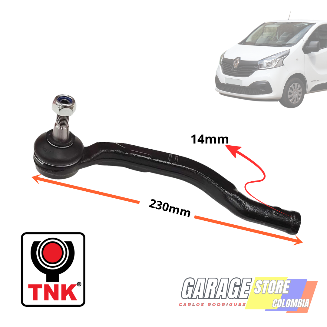 TERMINALES IZQUIERDO RENAULT TRAFIC – II,TRAFIC – III, NISSAN PRIMASTAR – X83,ESPACE – IV,LAGUNA – II,DUSTER II