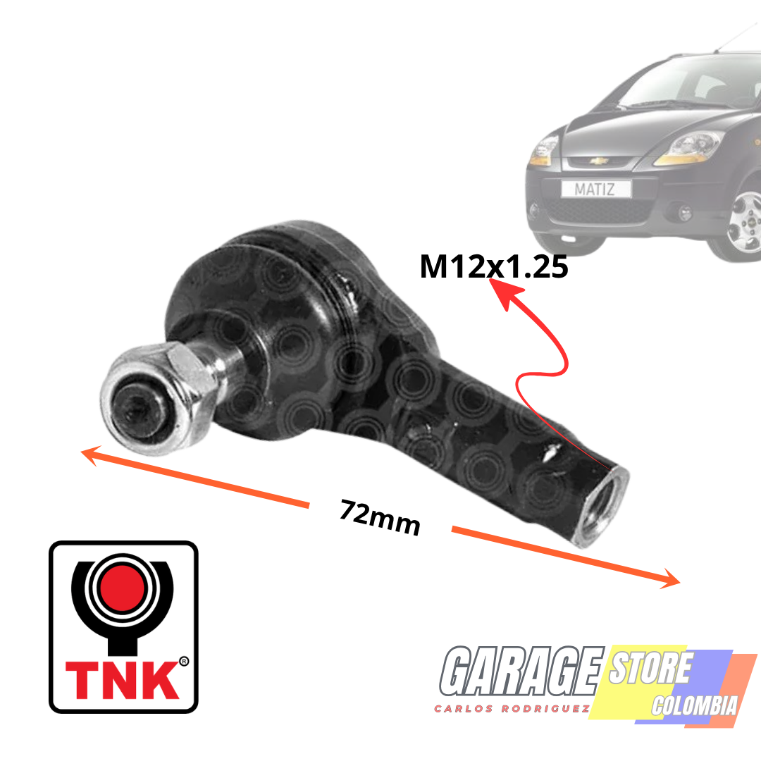 TERMINALES DERECHO/IZQUIERDO CHEVROLET CRONOS 7:24 (SPARK), DAEWOO MATIZ